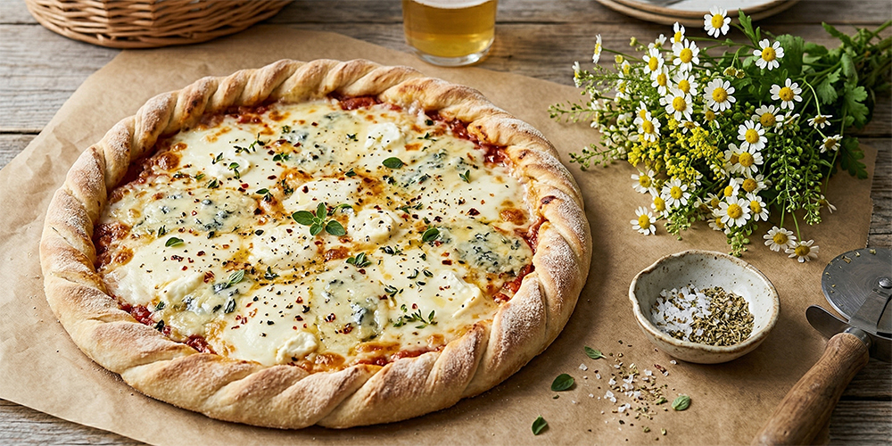 פיצה 4 גבינות