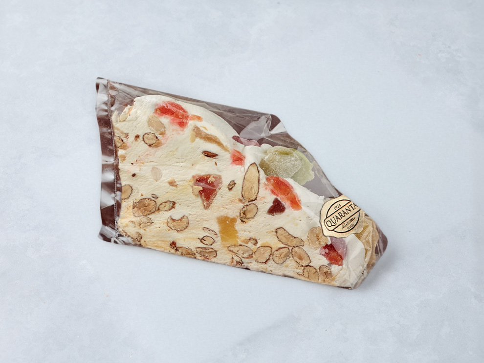 נוגט פירות עם רקע