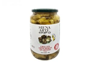 צנצנת רבעי ארטישוק אלה רומנה על הגריל