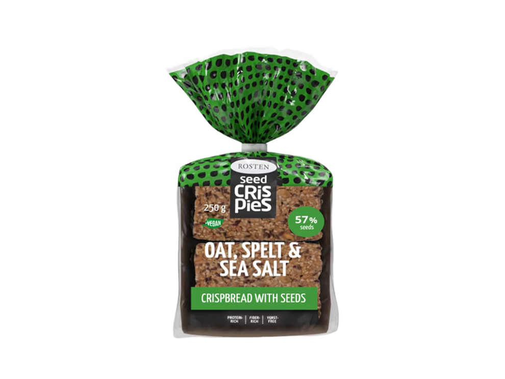 קרקר שיבולת שועל כוסמין מלח