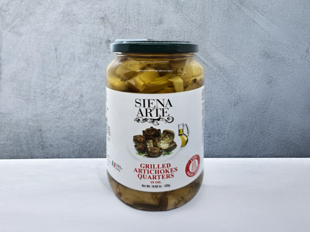 רבעי ארטישוק צנצנת