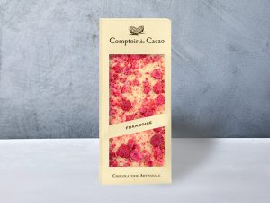 שוקולד לבן בתוספת פטל