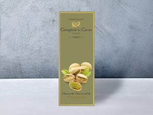 טבלת שוקולד פרלינים פיסטוק