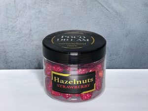 אגוזי לוז בקרמול תות