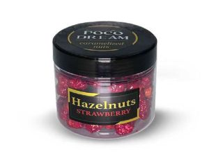 שקדים בקרמול פטל